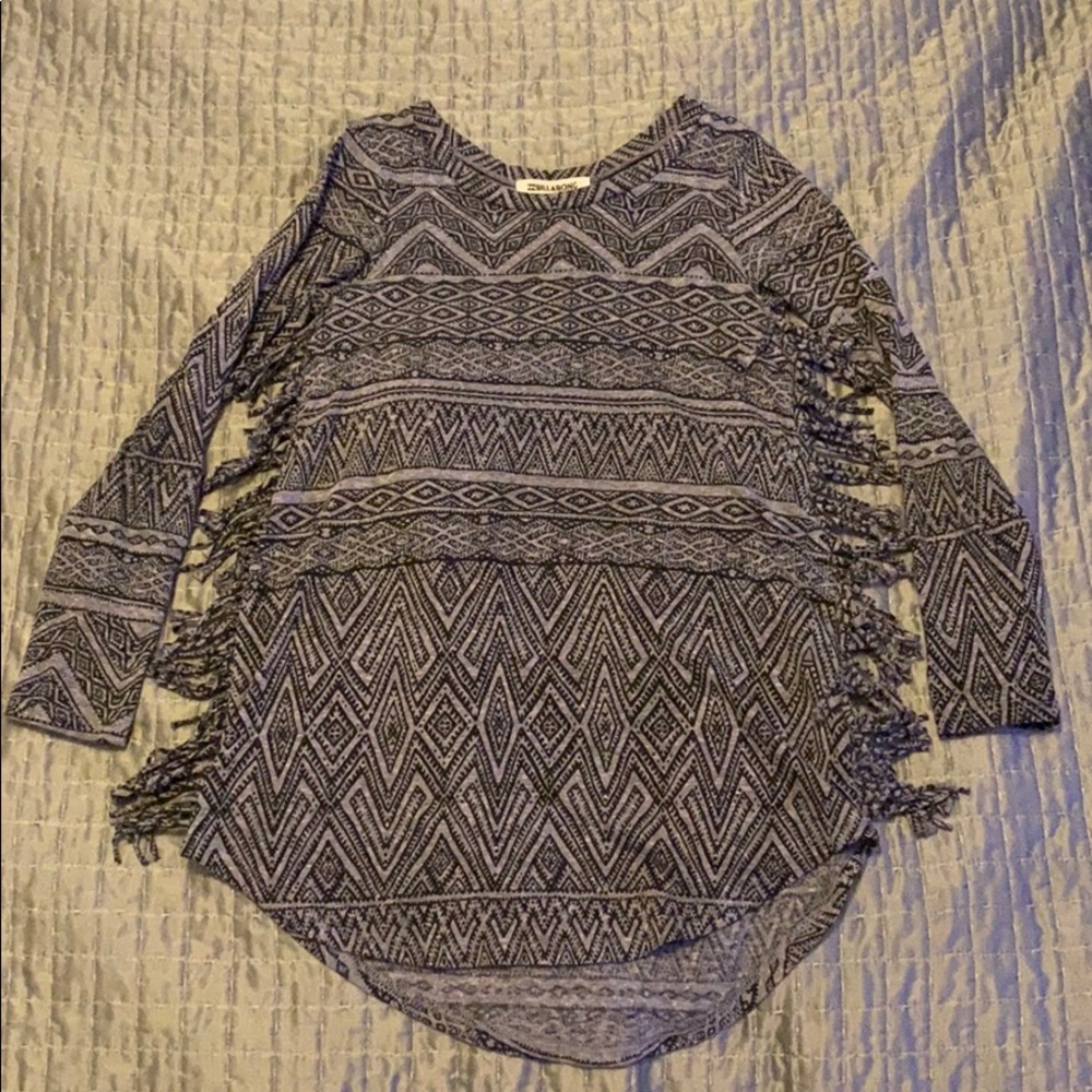 Billabong fringe shirt